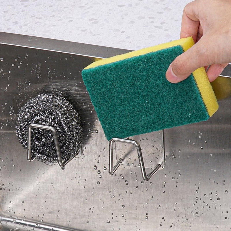 Suporte para esponja de lavar louça em aço inoxidável - Patino House